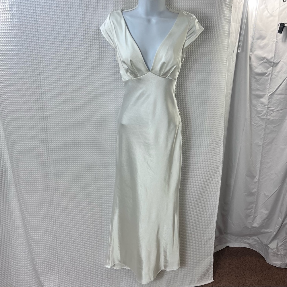 Halfisland ladies light Cream colored Maxi Dress size XS